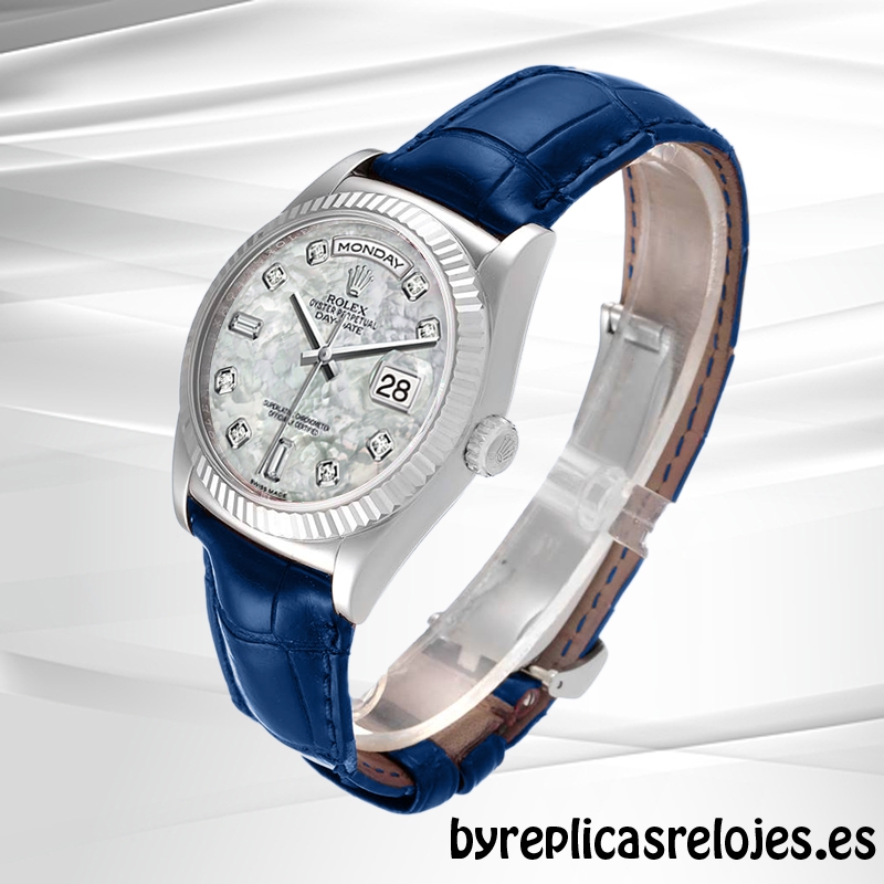 Rolex Day-Date de los hombres 36mm 118206 Tono plateado - Réplicas Relojes  Lujo Con Estilo Y Calidad A Un Precio Asequible
