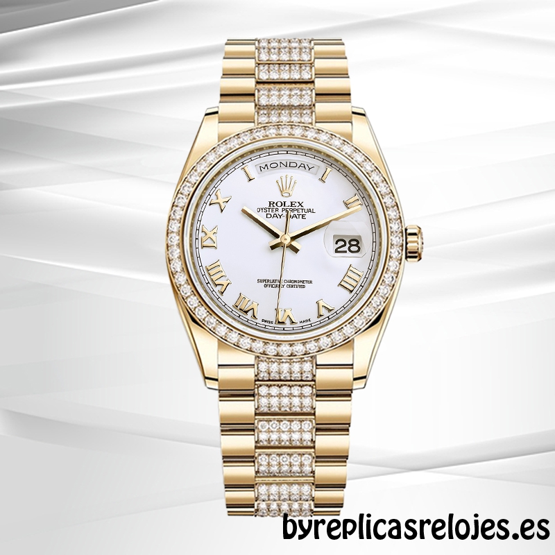 Rolex Day-Date 118235 de los hombres 36mm esfera blanca - Réplicas Relojes  Lujo Con Estilo Y Calidad A Un Precio Asequible